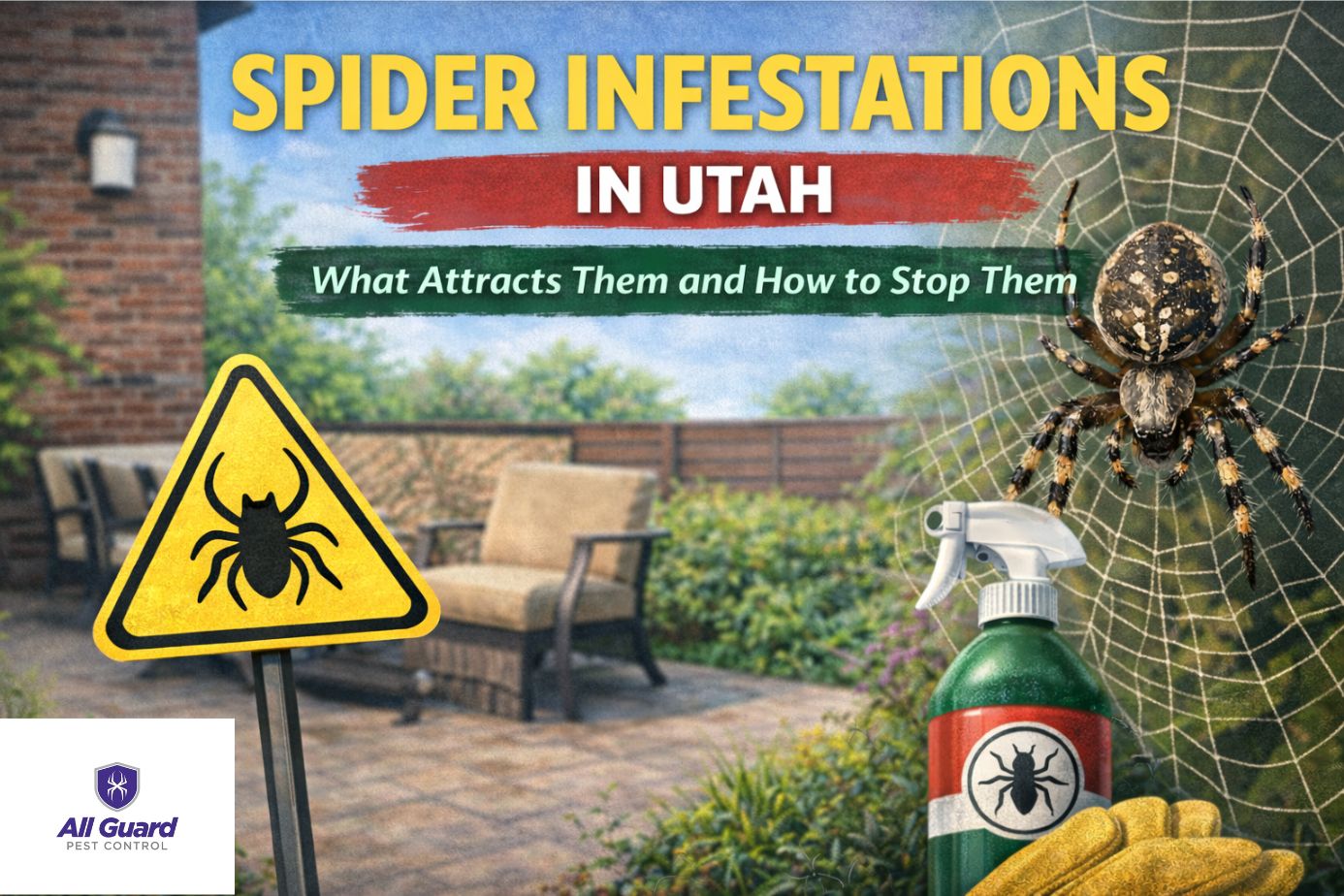 Spider Infestations in Utah: What Attracts Them and How to Stop Them