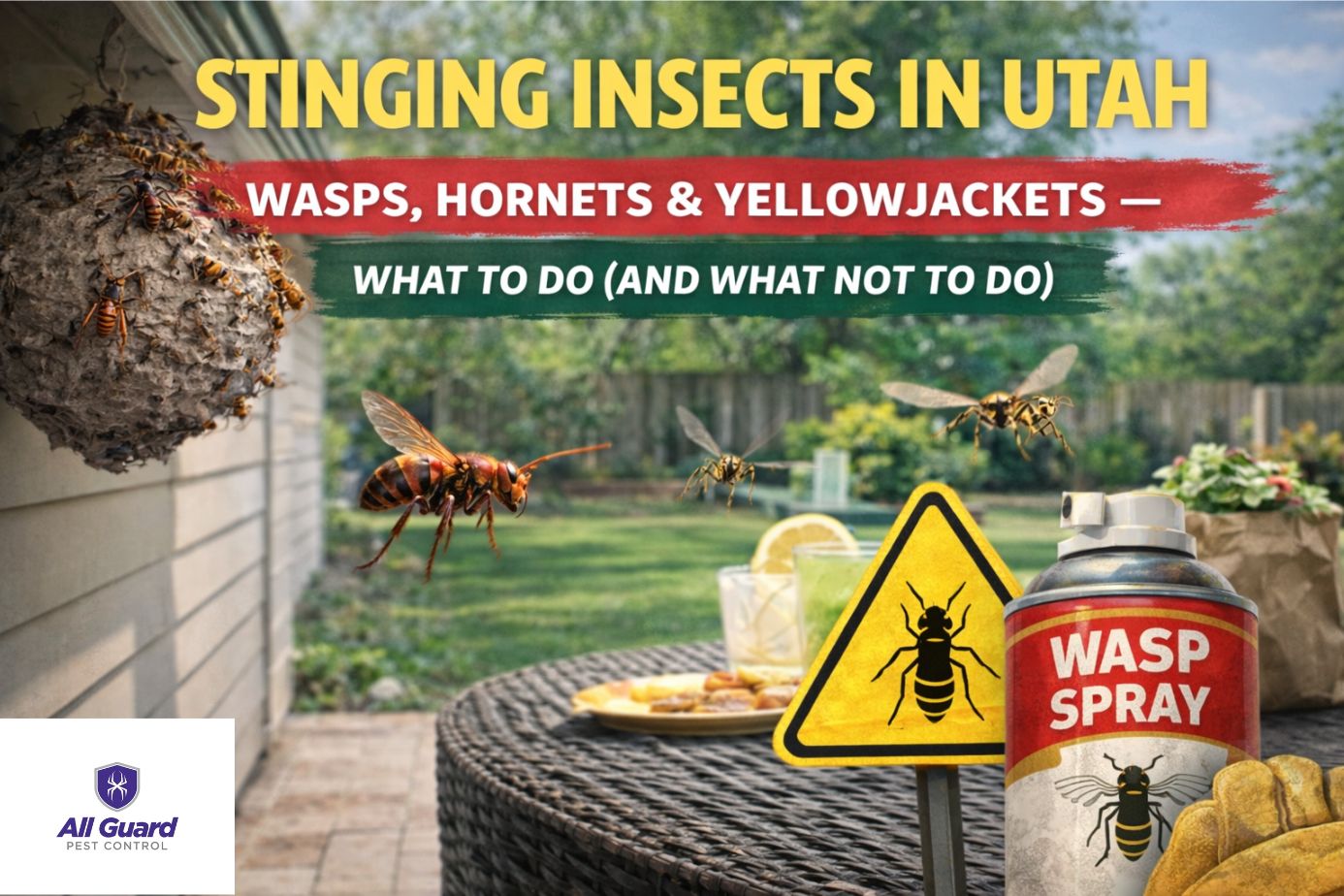 Stinging Insects in Utah: Wasps, Hornets & Yellowjackets — What to Do (and What Not to Do)