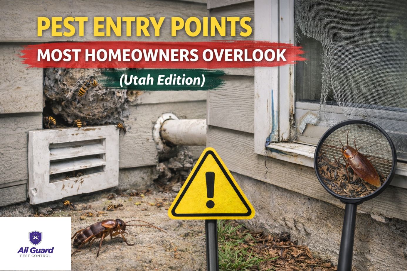 Pest Entry Points Most Homeowners Overlook (Utah Edition)